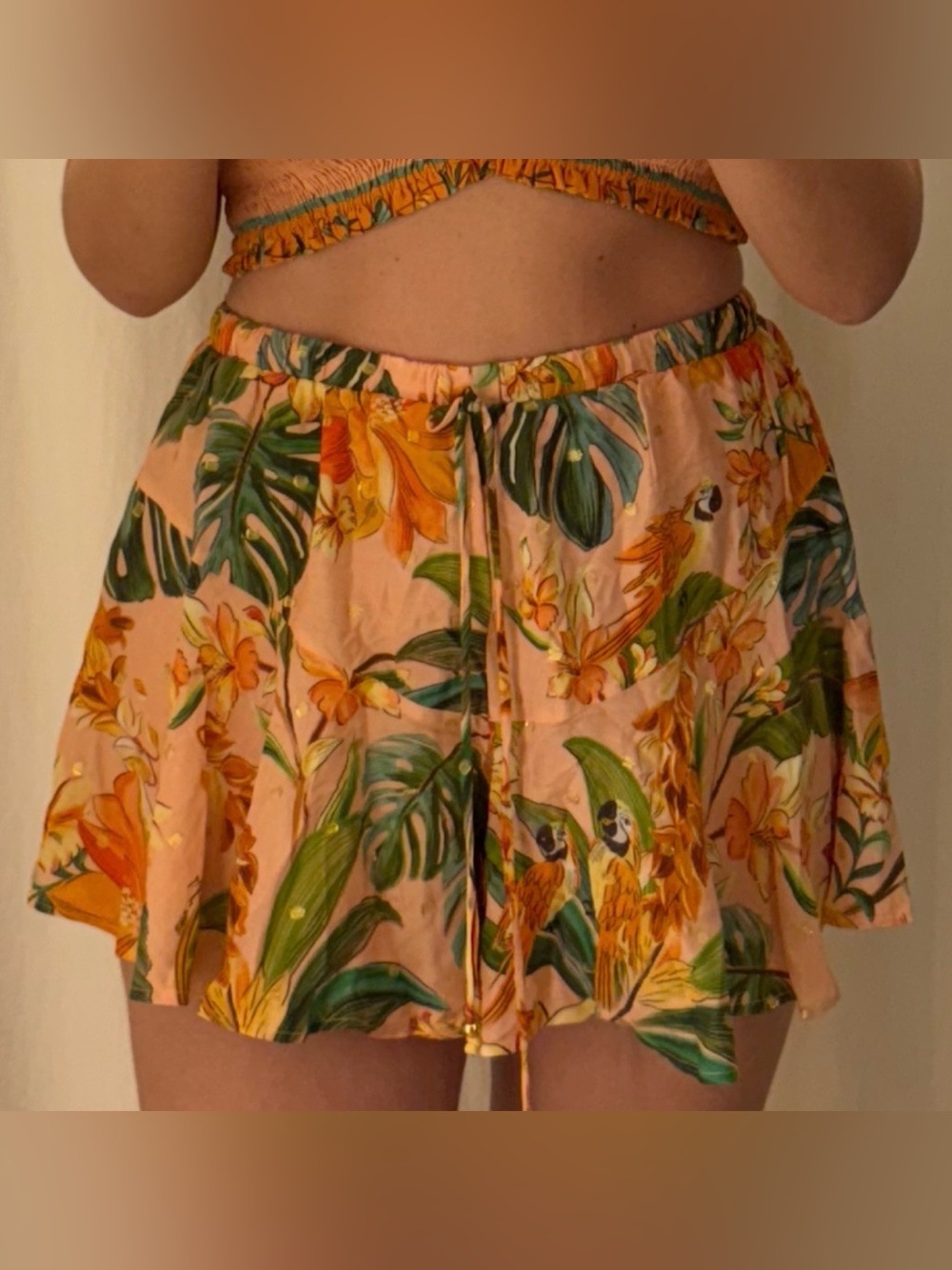 Farm Rio multicolor birds canto dos pássaros shorts - Picture 3 of 3